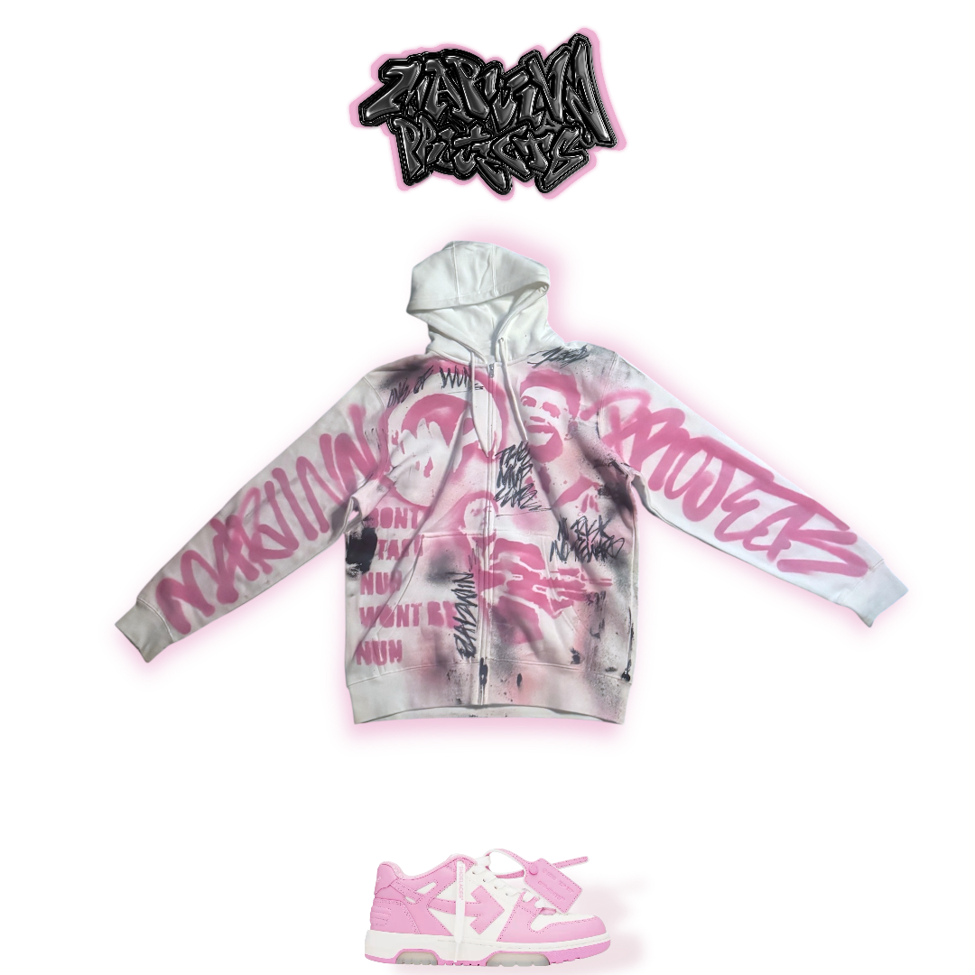 “NOT ON HOLD” FREESTYLE ZIP UP