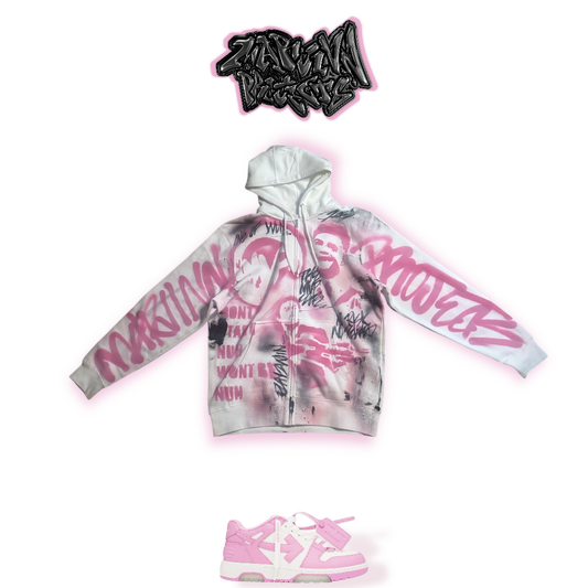 “NOT ON HOLD” FREESTYLE ZIP UP