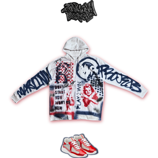 “IDK” FREESTYLE ZIP UP