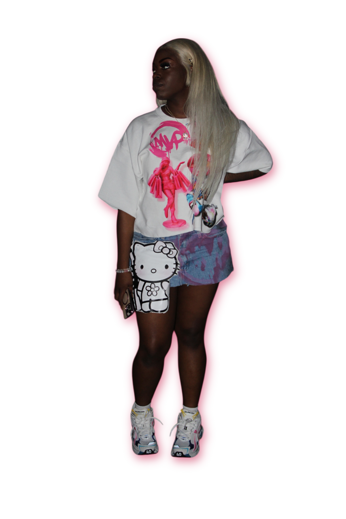 “CUTE THREAT” FREESTYLE SHIRT