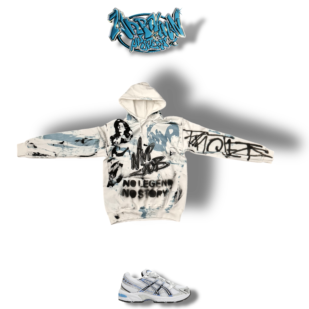"A SICK!" METALIC HOODIE