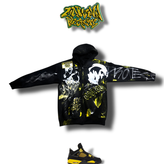 “STING LIKE A BEE” ZIP UP