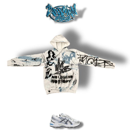 "A SICK!" METALIC HOODIE